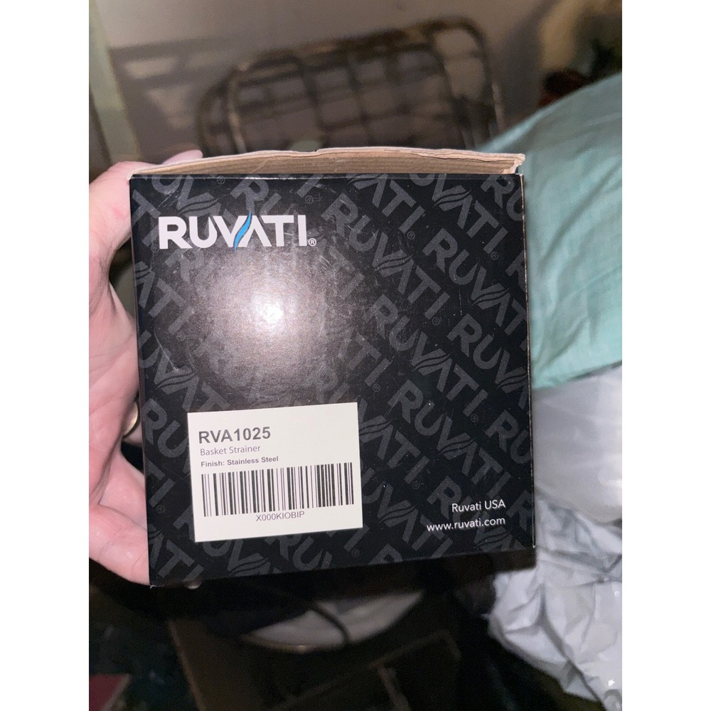 Ruvati RVA1025 Basket Strainer Stainless Steel Kitchen Sink Drain Assembly